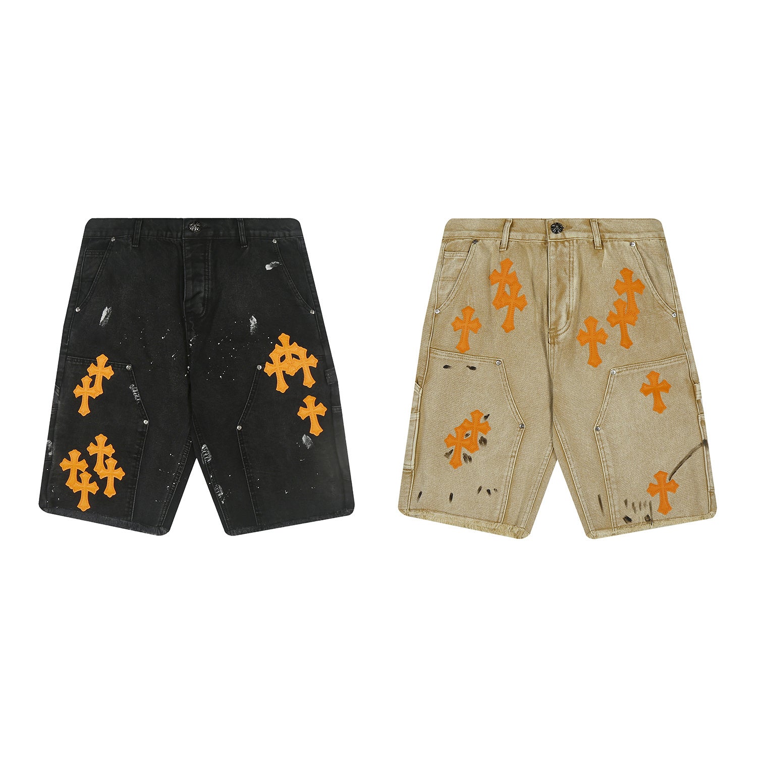 Chrome Heartz Shorts